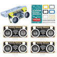 Lonely Binary 5-Pack HC-SR04 Ultrasonic Sensor I2C UART for Arduino & ESP32