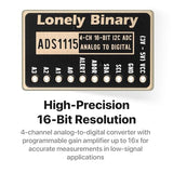 Lonely Binary 3-Pack ADS1115 16-Bit ADC I2C Module for Arduino & ESP32