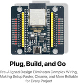3-Pack ESP32 PinPulse Shield, GPIO LED + Display Port