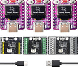 3-Pack ESP32-C3 OLED WiFi BLE LiPo Shield