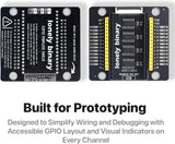 3-Pack ESP32 PinPulse Shield, GPIO LED + Display Port