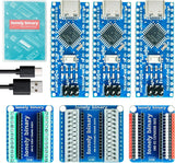3-Pack Nano V3.0 ATmega328P USB-C + 3 Expansion Bases