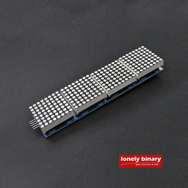 MAX7219 Dot LED Matrix MCU Control 4-in-1