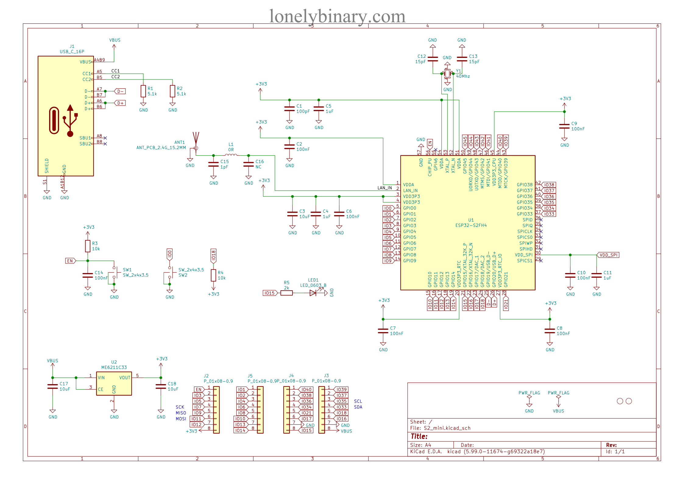 Lonely Binary Product Schematics